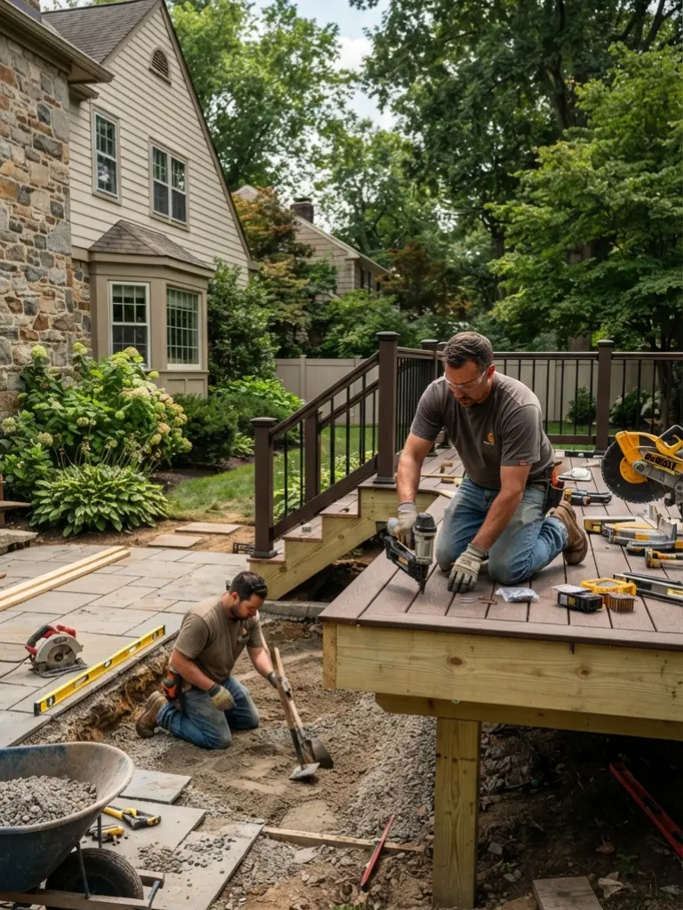 Deck Installation and Replacement Contractors in Pennsylvania - Deck Repair PA - TrueBlue Home Improvements and Foundations