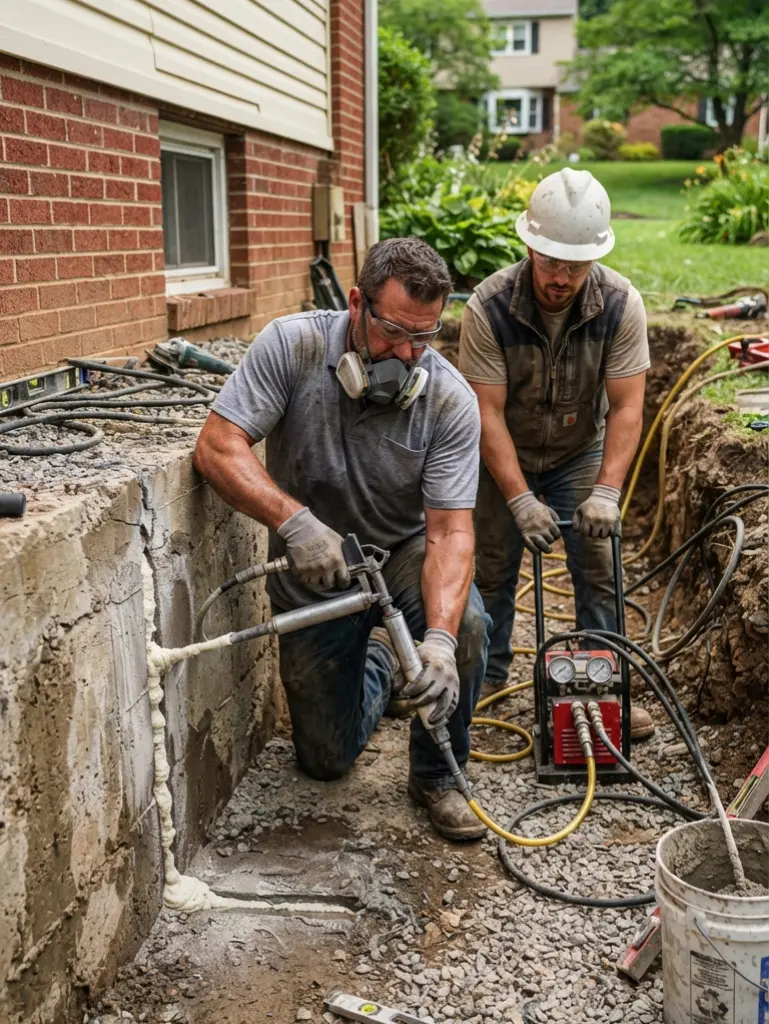 Foundation Crack Repair Services in Pennsylvania - Foundation Repair PA - TrueBlue Home Improvements and Foundations